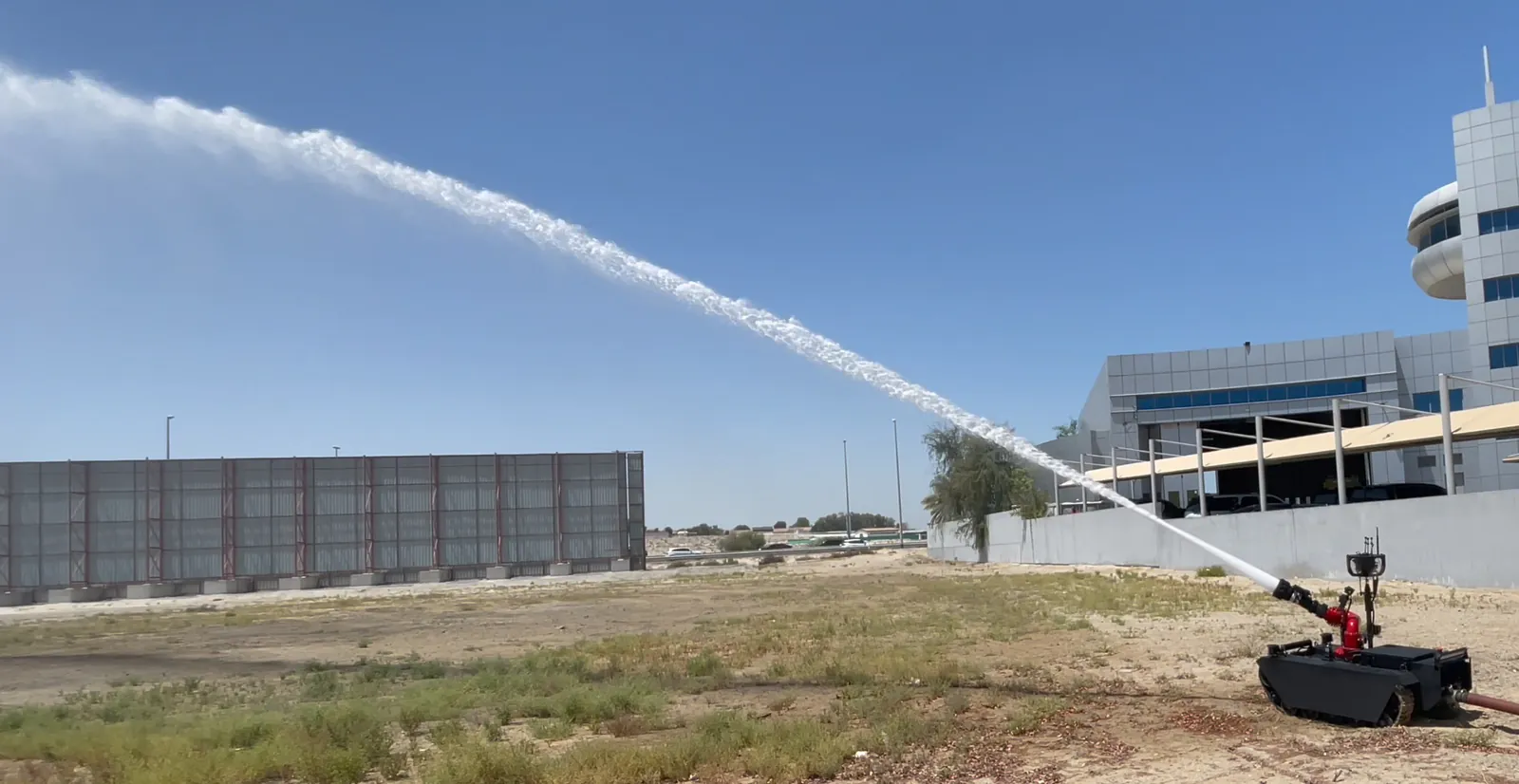 Water discharge test